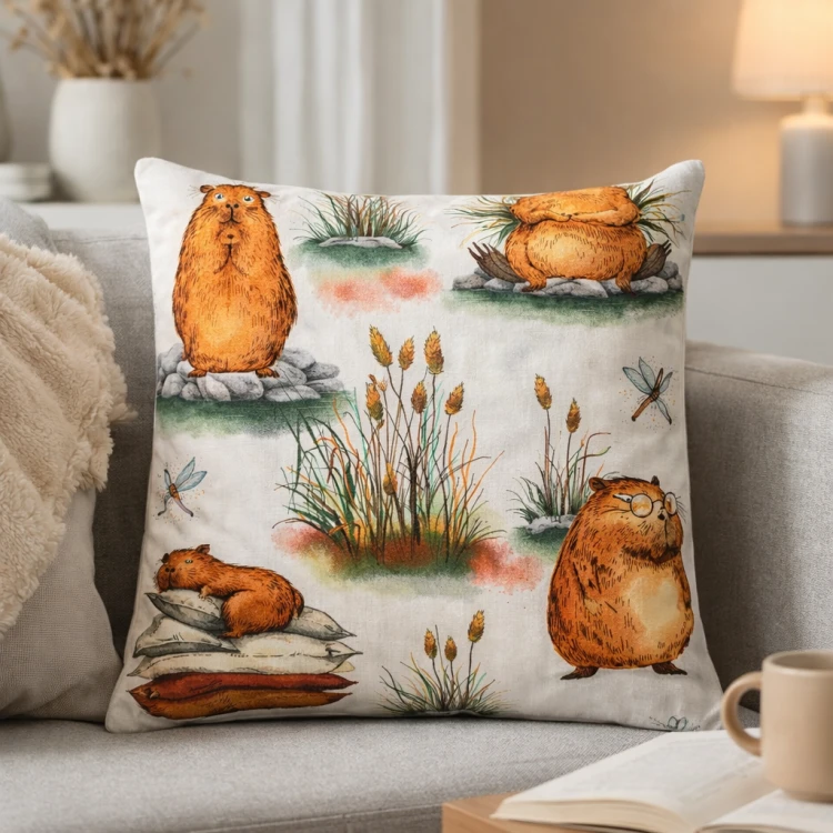 Jasiek 40x40 Kapibary – bawełna 100%